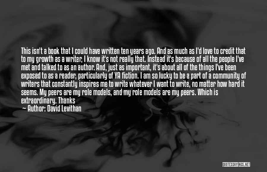 How Love Is Important Quotes By David Levithan