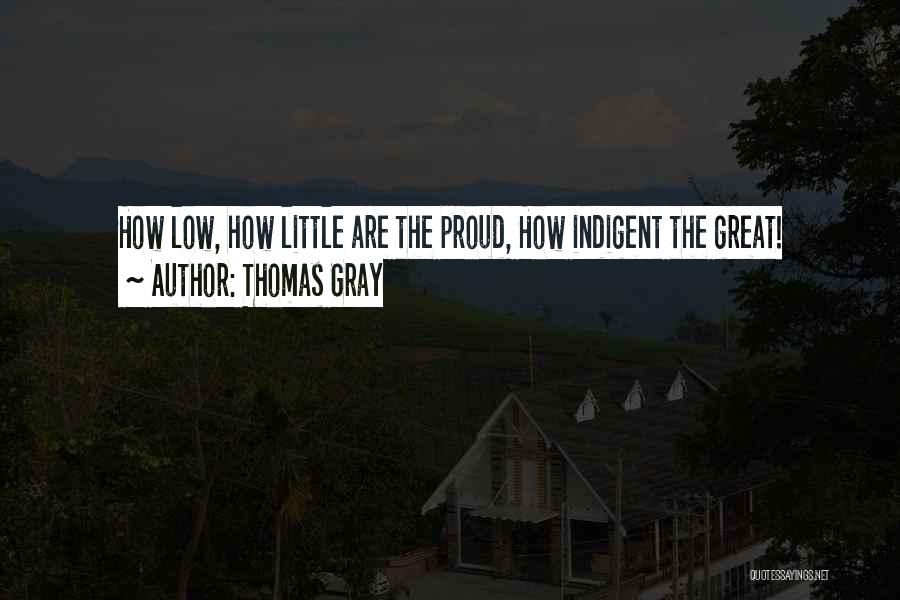 How Low Quotes By Thomas Gray