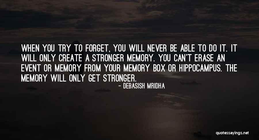 How Memory Works Quotes By Debasish Mridha