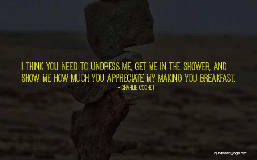 How Much I Appreciate You Quotes By Charlie Cochet How Much I Appreciate You Quotes By Charlie Cochet