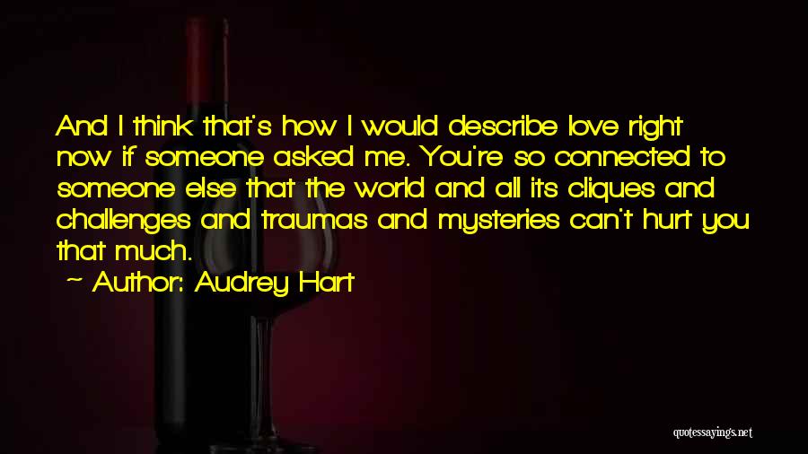 How Much I Love You Someone Quotes By Audrey Hart