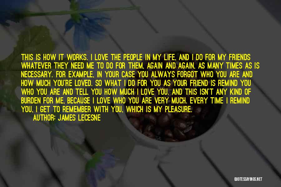 How Much You Love Your Friends Quotes By James Lecesne