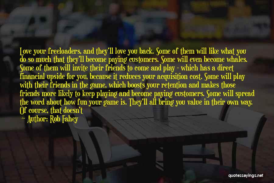 How Much You Love Your Friends Quotes By Rob Fahey
