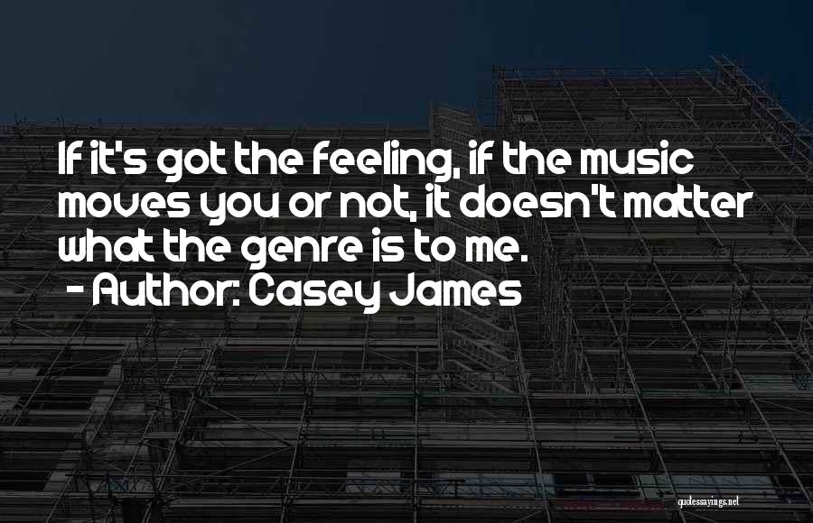 How Music Moves You Quotes By Casey James