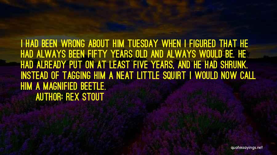 How Neat Is That Quotes By Rex Stout