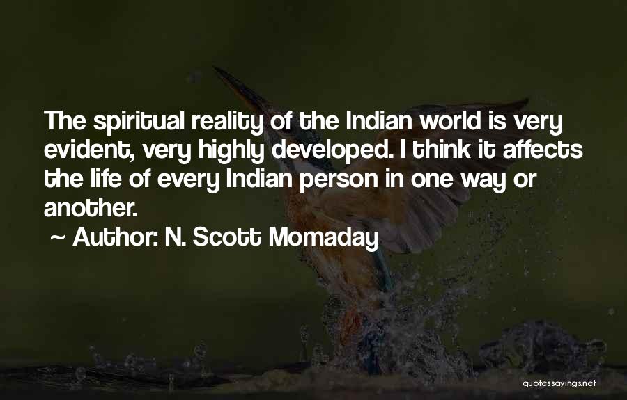 How One Thing Affects Another Quotes By N. Scott Momaday