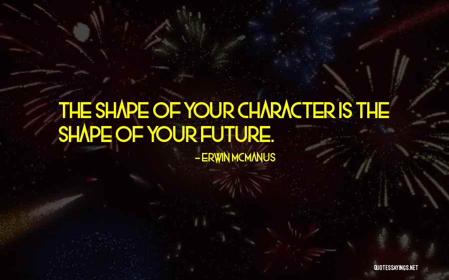 How Past Shapes Future Quotes By Erwin McManus