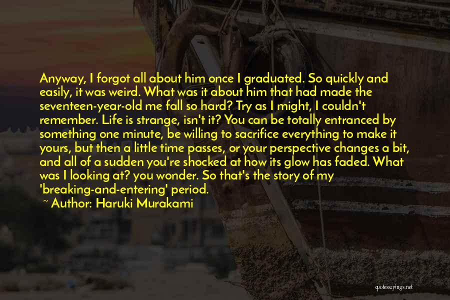 How Quickly Time Passes Quotes By Haruki Murakami