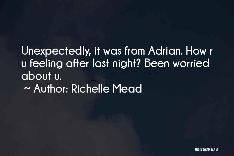 How R U Quotes By Richelle Mead