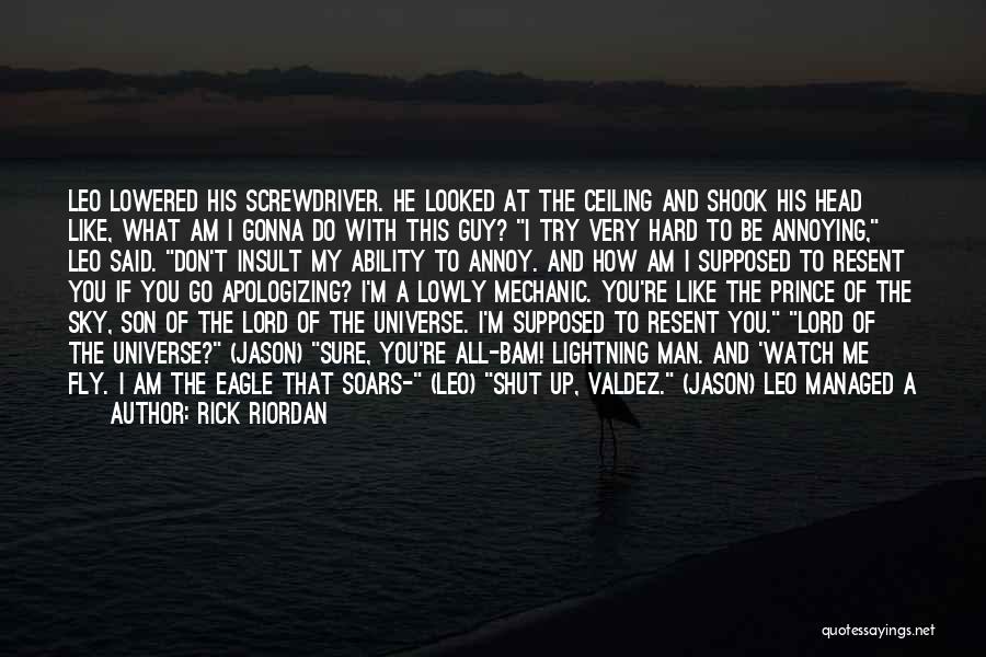 How Sad I Am Quotes By Rick Riordan