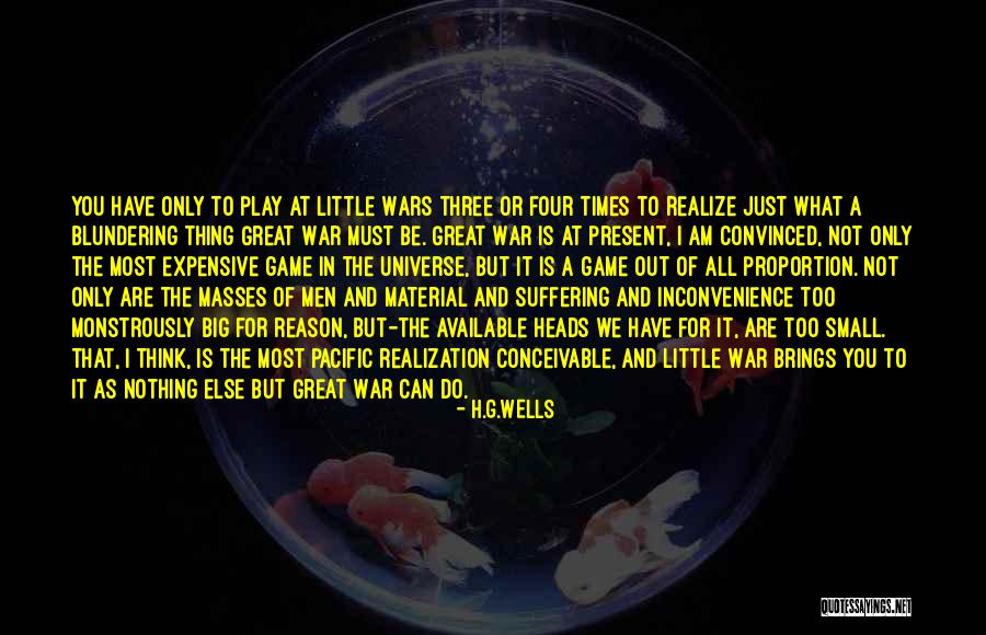 How Small We Are In The Universe Quotes By H.G.Wells