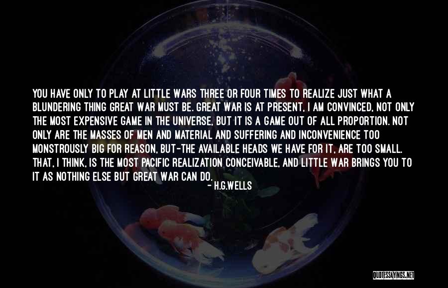 How Small You Are In The Universe Quotes By H.G.Wells