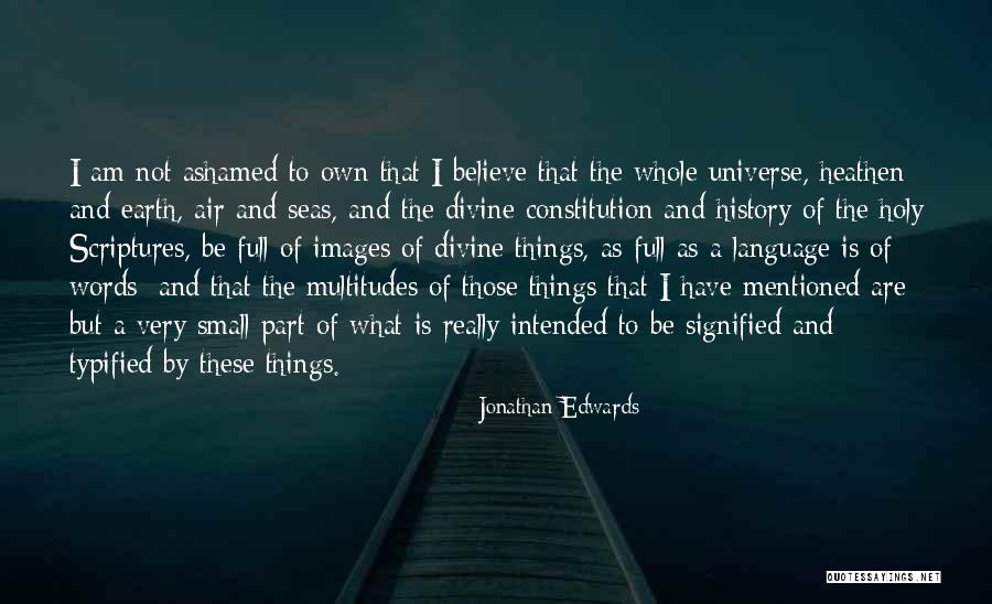 How Small You Are In The Universe Quotes By Jonathan Edwards