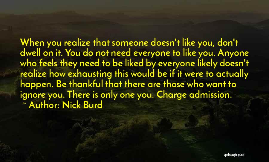 How Someone Feels Quotes By Nick Burd