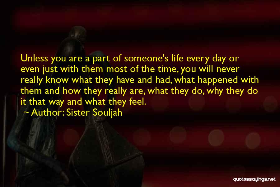 How Someone Feels Quotes By Sister Souljah