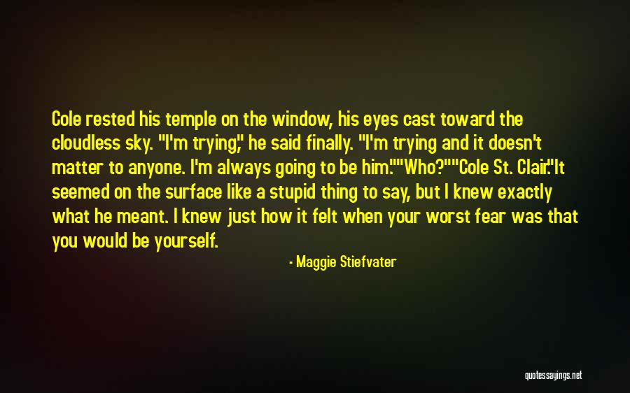 How Stupid I Was Quotes By Maggie Stiefvater How Stupid I Was Quotes By Maggie Stiefvater
