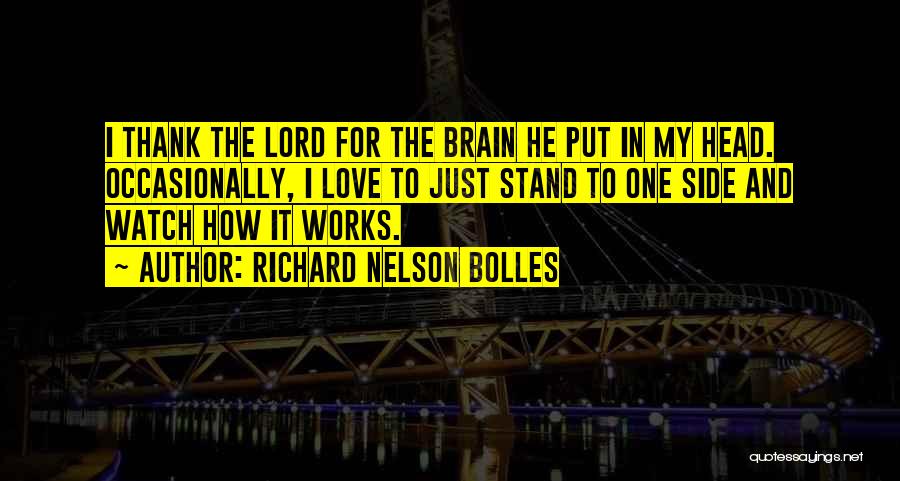 How The Brain Works Quotes By Richard Nelson Bolles