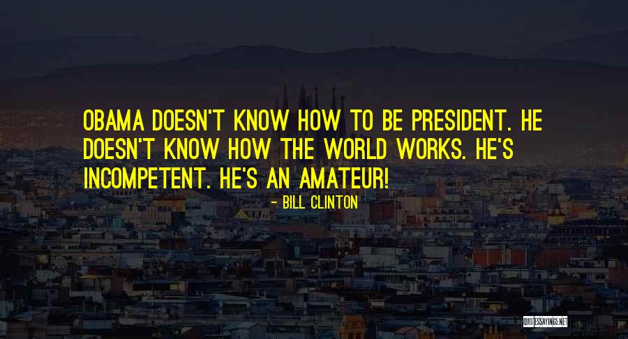 How The World Works Quotes By Bill Clinton