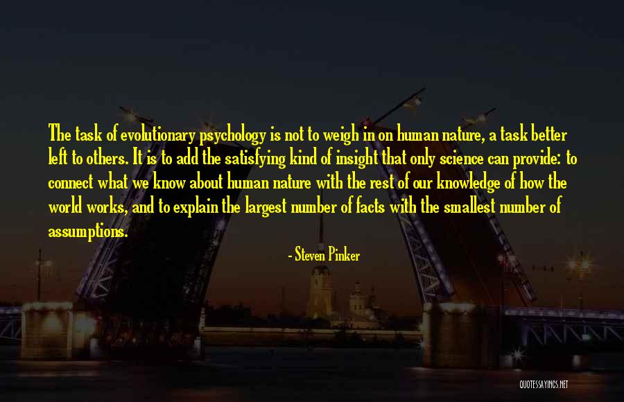 How The World Works Quotes By Steven Pinker