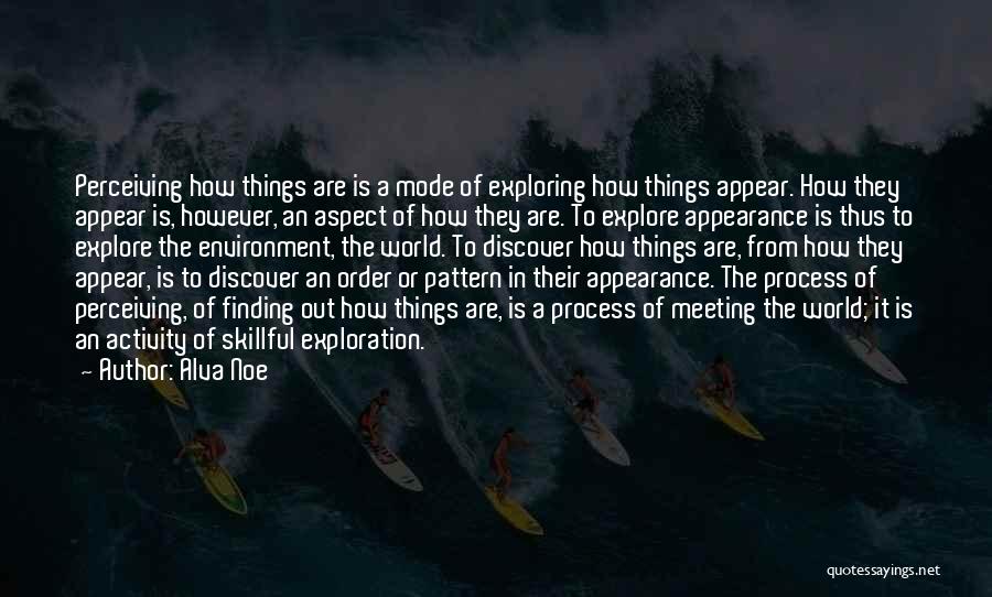 How Things Appear Quotes By Alva Noe