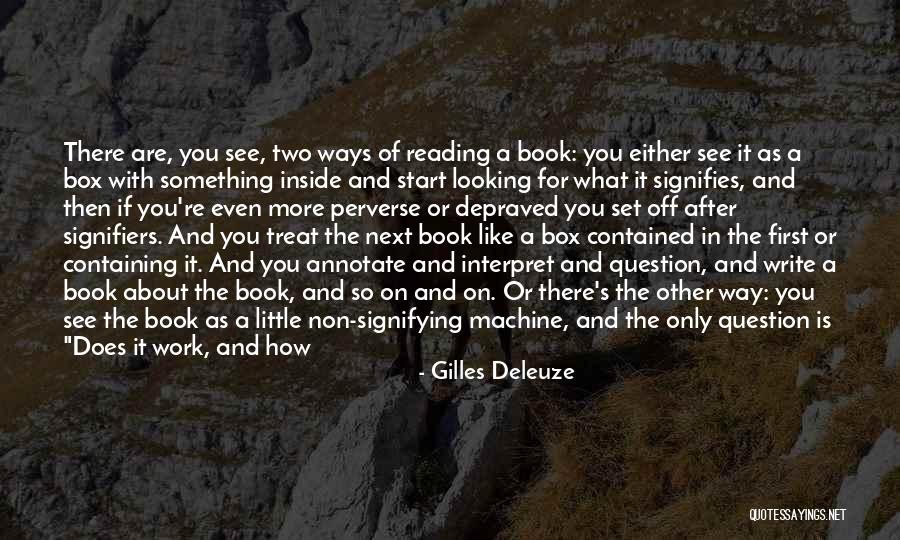How To Annotate Quotes By Gilles Deleuze