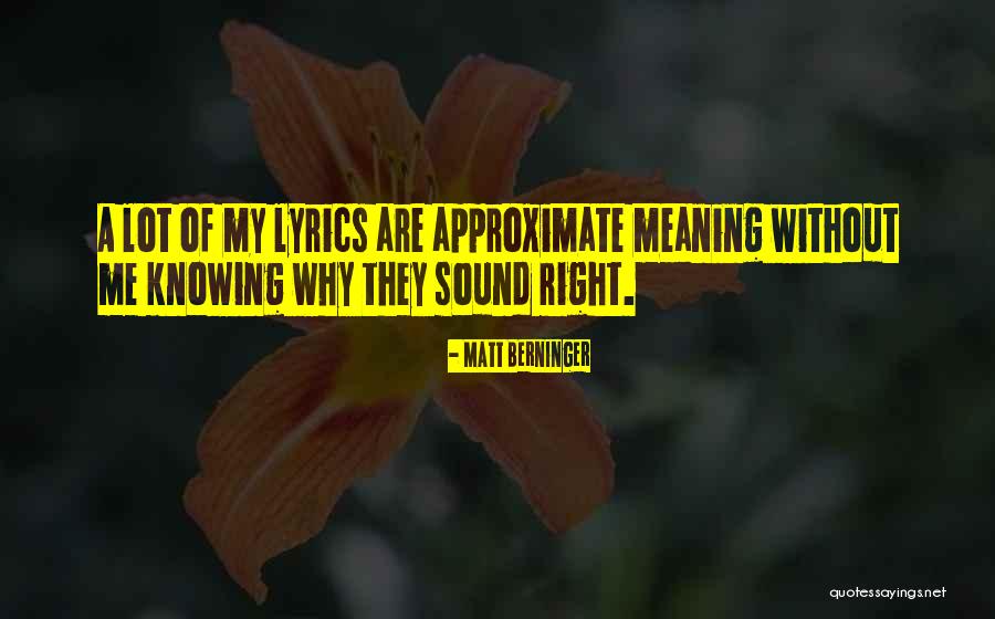 How To Approximate Quotes By Matt Berninger How To Approximate Quotes By Matt Berninger