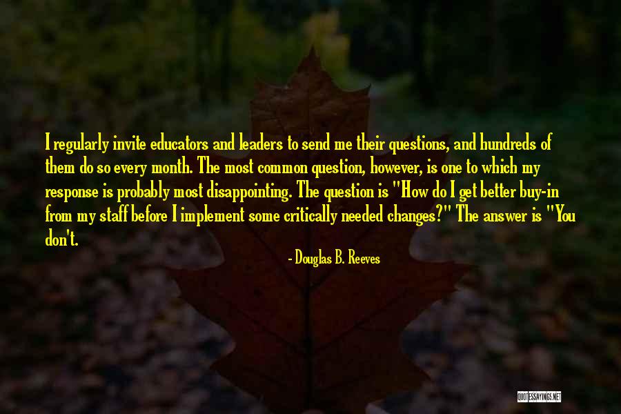 How To Change Quotes By Douglas B. Reeves How To Change Quotes By Douglas B. Reeves