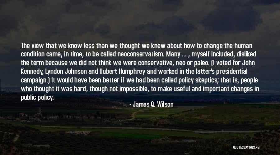 How To Change Quotes By James Q. Wilson