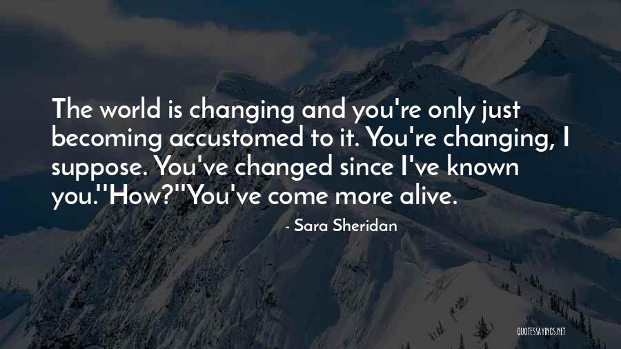 How To Change Quotes By Sara Sheridan