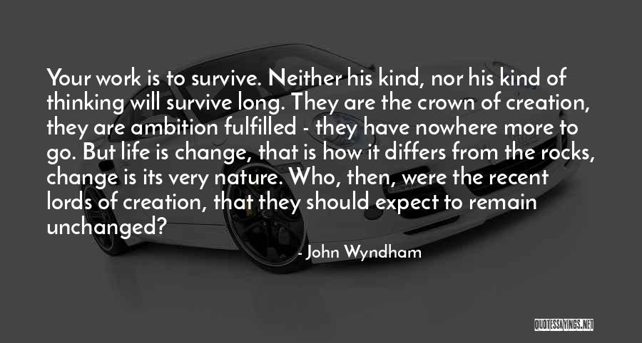How To Change Your Life Quotes By John Wyndham How To Change Your Life Quotes By John Wyndham