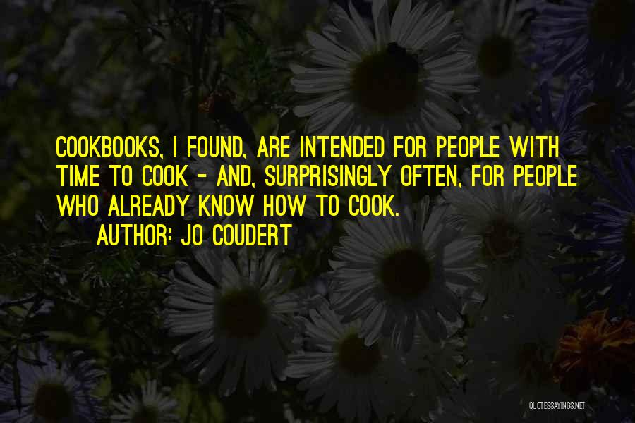 How To Cook Quotes By Jo Coudert