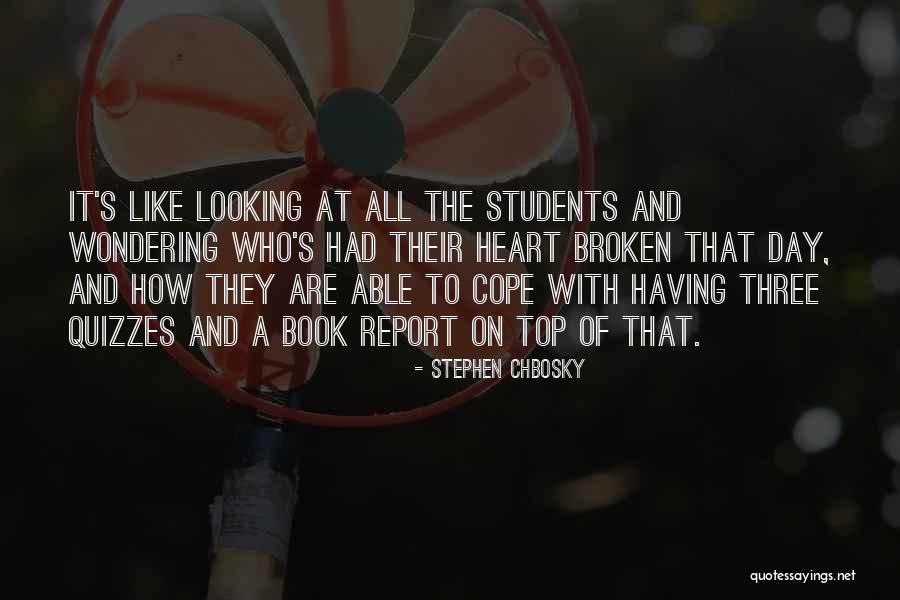 How To Cope Quotes By Stephen Chbosky How To Cope Quotes By Stephen Chbosky