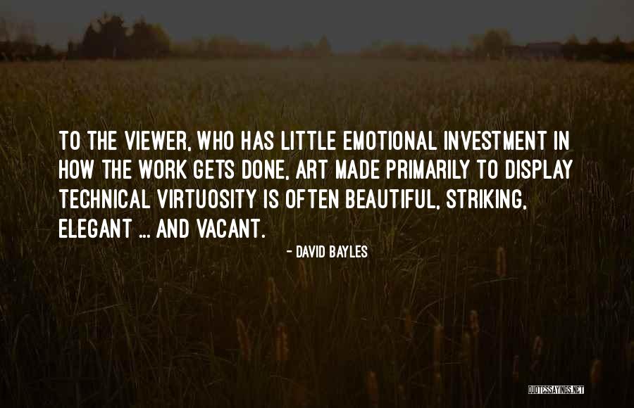 How To Display Quotes By David Bayles