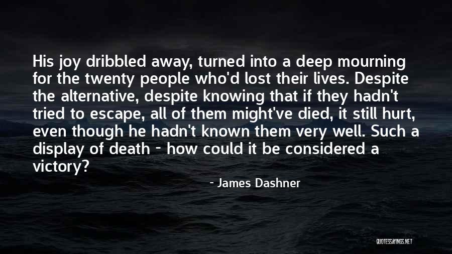 How To Display Quotes By James Dashner