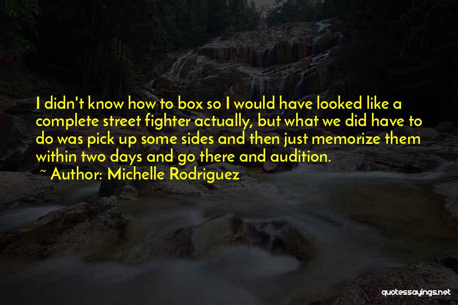How To Do Box Quotes By Michelle Rodriguez