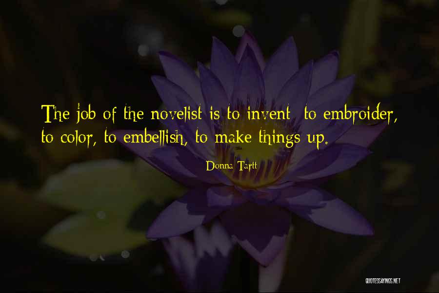 How To Embroider Quotes By Donna Tartt How To Embroider Quotes By Donna Tartt