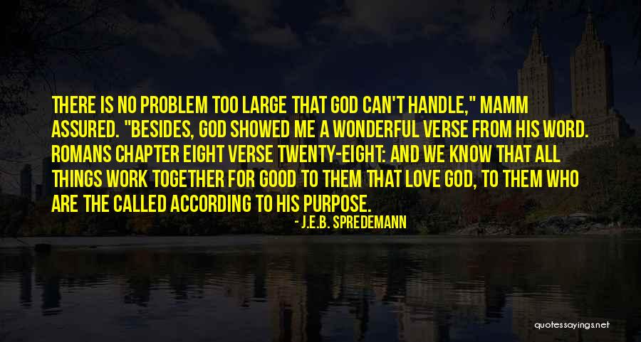 How To Handle Problems Quotes By J.E.B. Spredemann How To Handle Problems Quotes By J.E.B. Spredemann