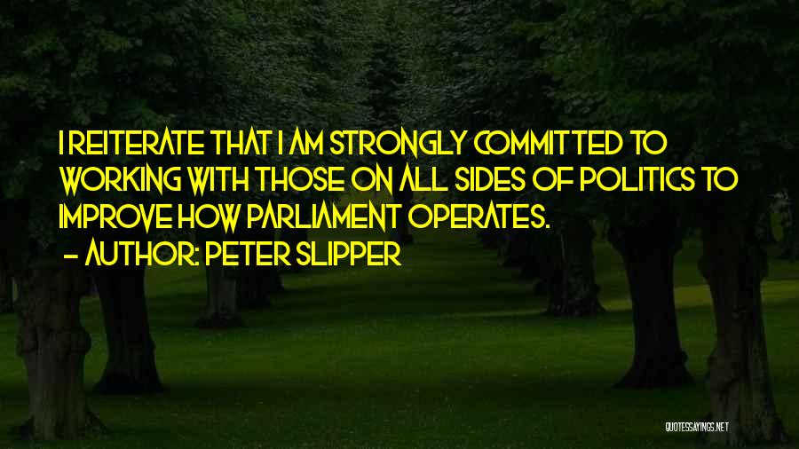 How To Improve Quotes By Peter Slipper