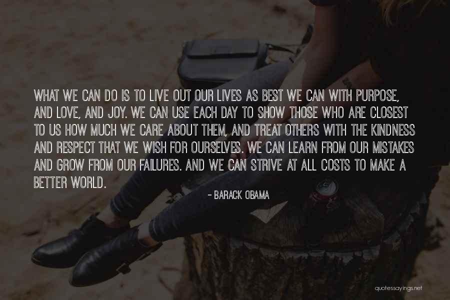 How To Live Each Day Quotes By Barack Obama