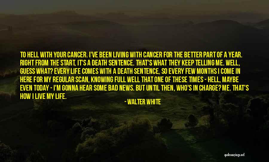 How To Live Today Quotes By Walter White How To Live Today Quotes By Walter White