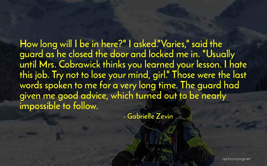 How To Lose Your Girl Quotes By Gabrielle Zevin How To Lose Your Girl Quotes By Gabrielle Zevin