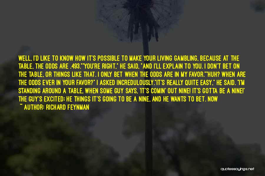 How To Make A Guy Like You Quotes By Richard Feynman