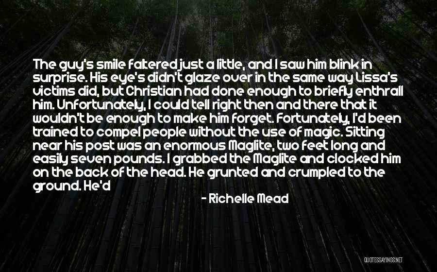 How To Make A Guy Smile Quotes By Richelle Mead