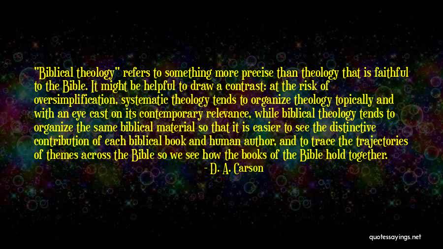 How To Organize Quotes By D. A. Carson How To Organize Quotes By D. A. Carson