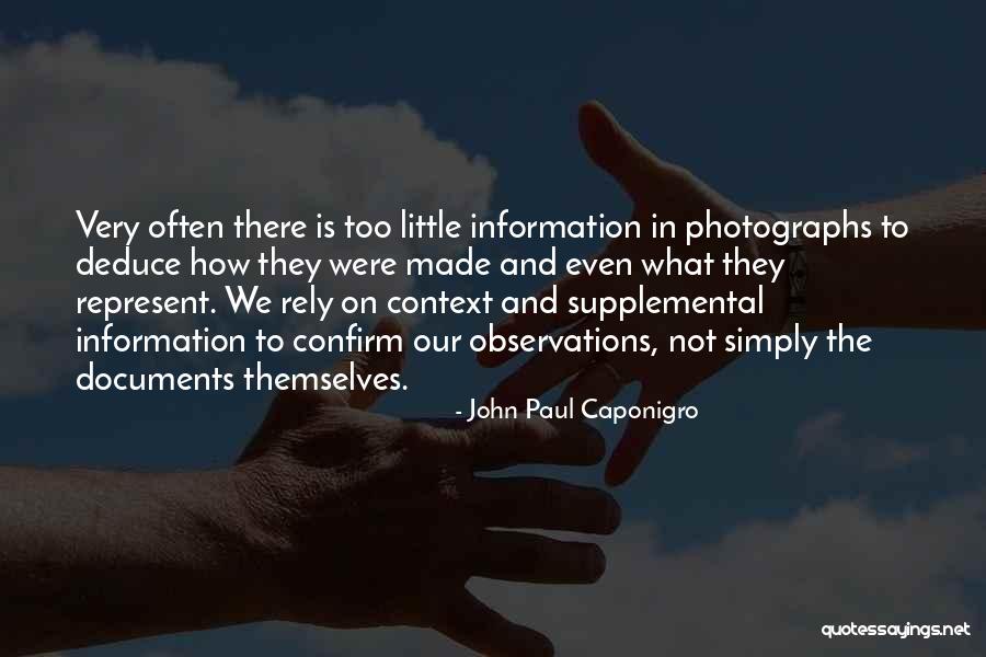 How To Represent Quotes By John Paul Caponigro How To Represent Quotes By John Paul Caponigro