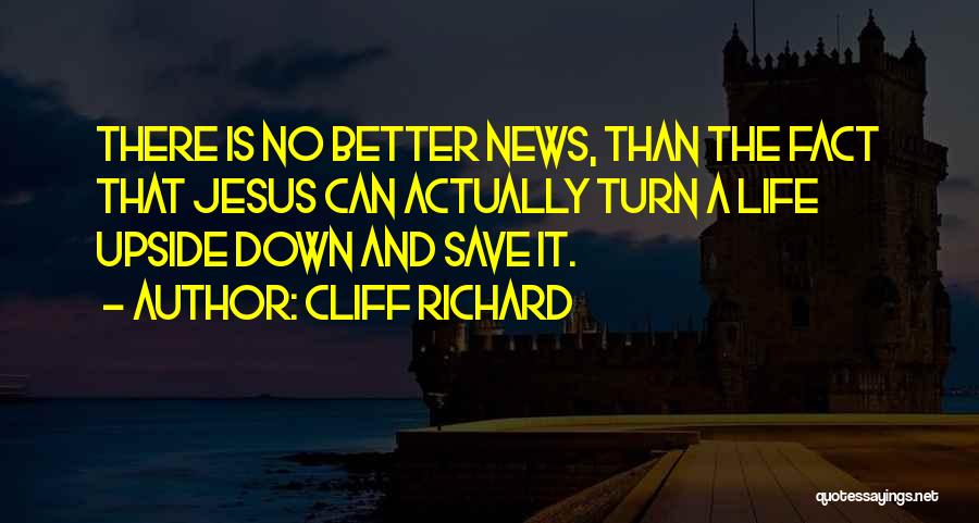 How To Save Your Own Life Quotes By Cliff Richard