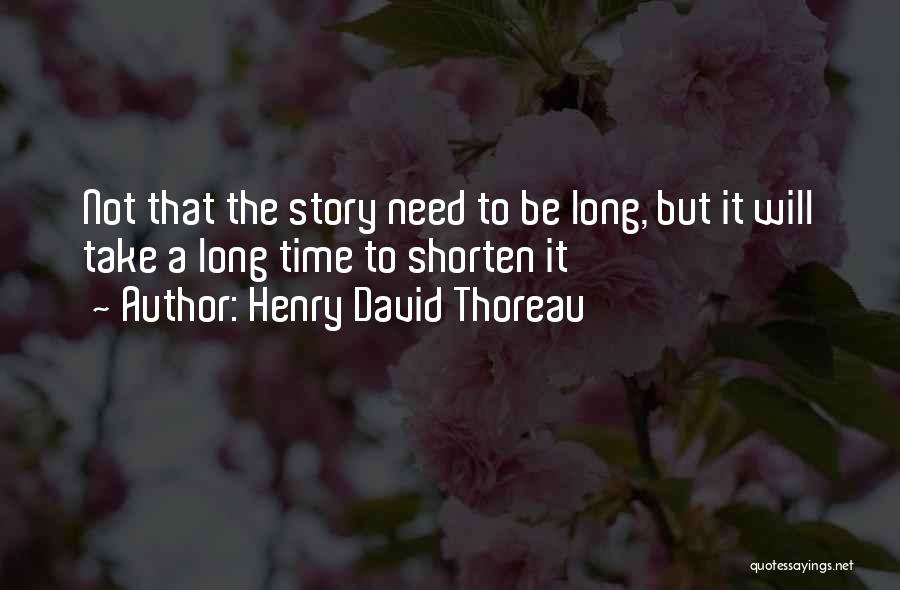 How To Shorten Long Quotes By Henry David Thoreau