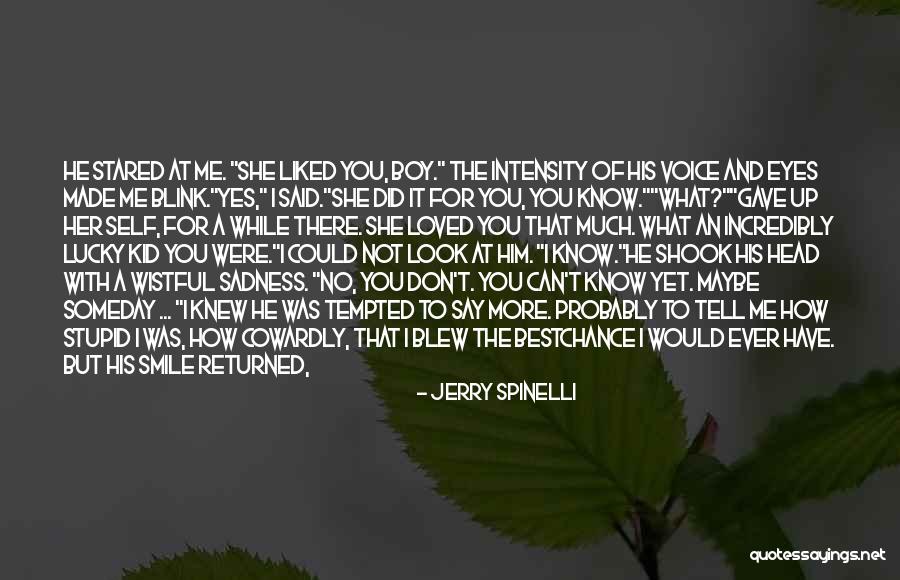 How To Smile Again Quotes By Jerry Spinelli