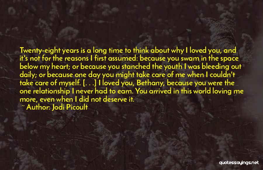 How To Take Care Of Your Relationship Quotes By Jodi Picoult