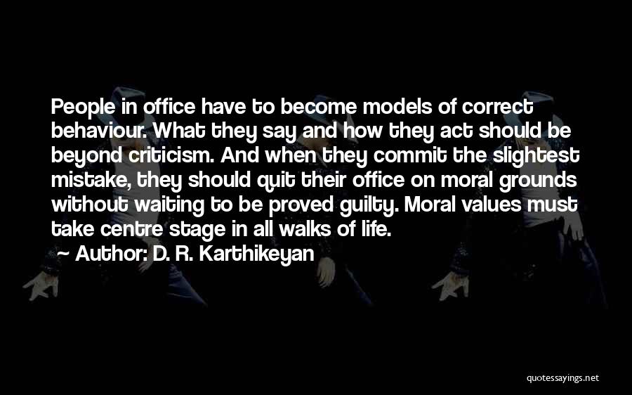 How To Take Criticism Quotes By D. R. Karthikeyan